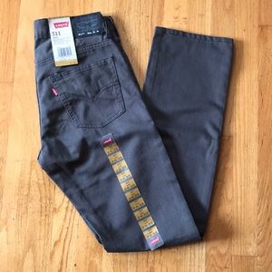 Levi’s 511 Slim Charcoal Gray Size 20 🔥